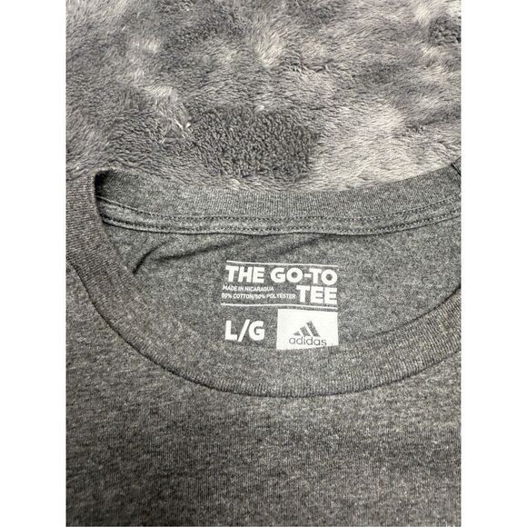 Grey Adidas Men’s Large GoTo Tee #AdidasTee - Picture 2 of 2